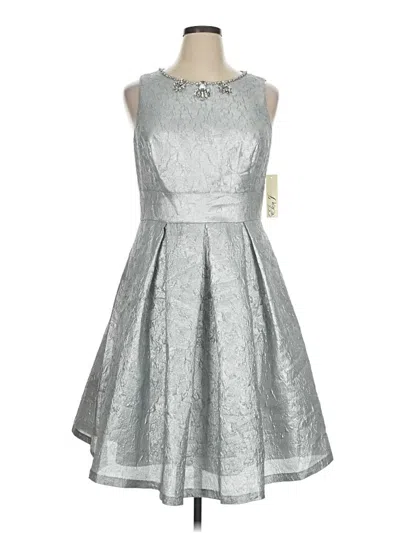 Eliza J Cocktail Dress In Silver