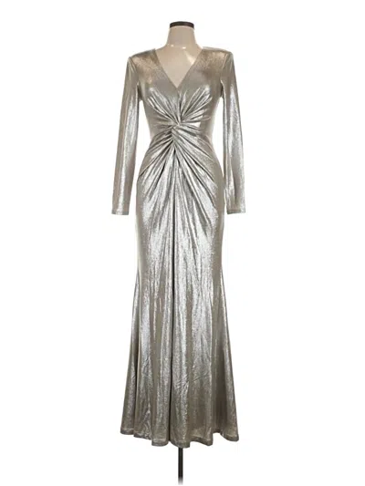 Pre-owned Eliza J Cocktail Dress In Silver