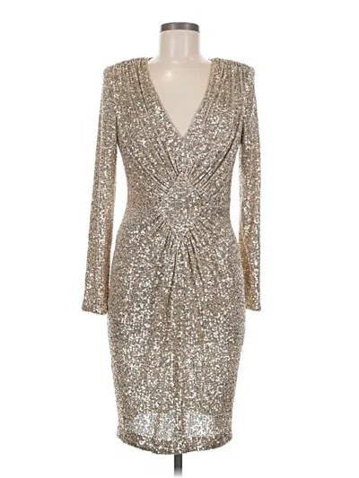 Pre-owned Eliza J Cocktail Dress In Silver