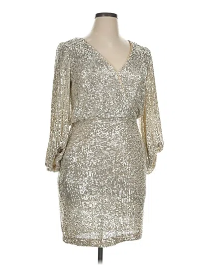 Pre-owned Eliza J Cocktail Dress In Silver