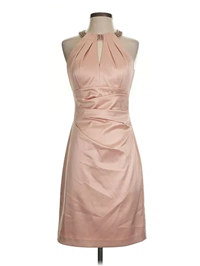 Pre-owned Eliza J Cocktail Dress In Tan