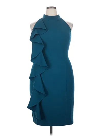 Pre-owned Eliza J Cocktail Dress In Teal