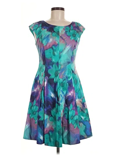 Pre-owned Eliza J Cocktail Dress In Teal