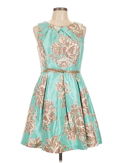 Pre-owned Eliza J Cocktail Dress In Teal