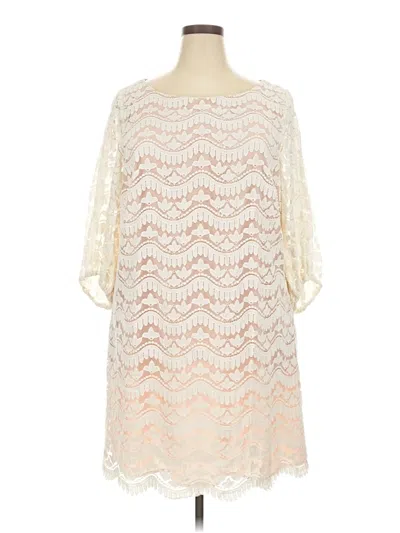 Pre-owned Eliza J Cocktail Dress In White