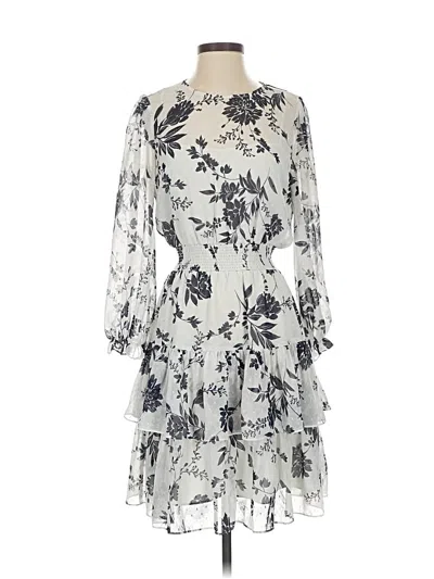 Pre-owned Eliza J Cocktail Dress In White
