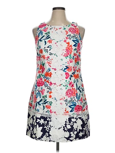 Pre-owned Eliza J Cocktail Dress In White