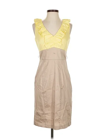 Pre-owned Eliza J Cocktail Dress In Yellow
