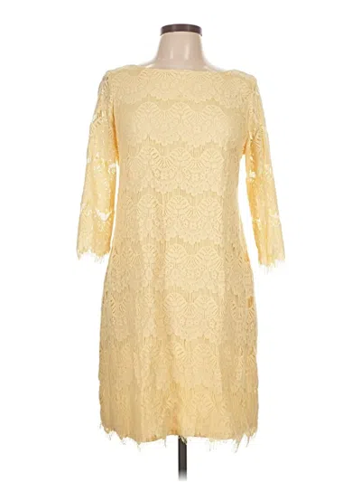 Pre-owned Eliza J Cocktail Dress In Yellow