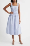 Eliza J Cotton Midi Sundress