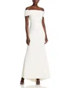 Eliza J Embellished Mermaid Gown In Ivory