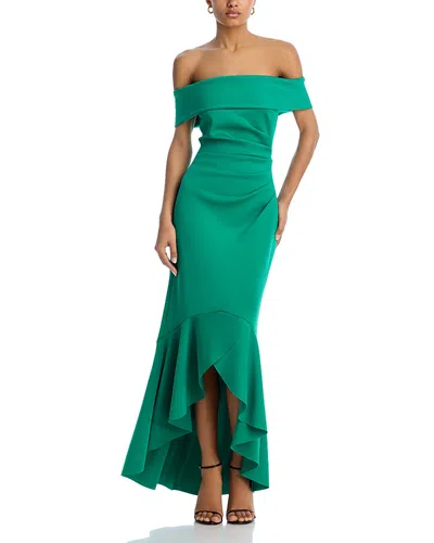 ELIZA J FISHTAIL GOWN