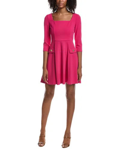 Eliza J Fit & Flare Dress In Pink