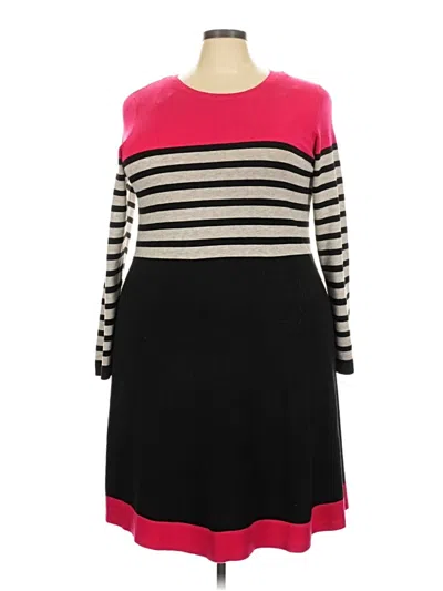 Pre-owned Eliza J Fleece Jacket In Pink