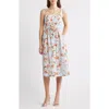 Eliza J Floral Fit & Flare Dress
