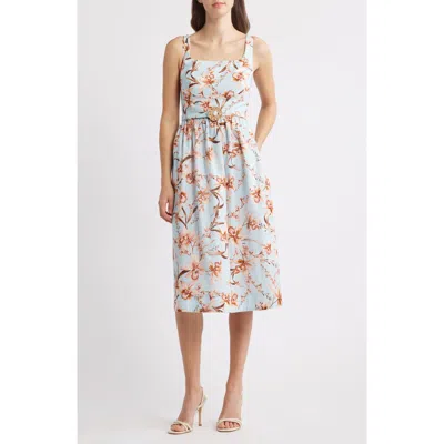 Eliza J Floral Fit & Flare Dress