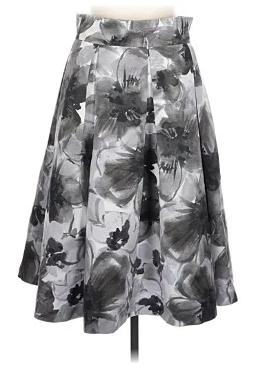 Pre-owned Eliza J Formal Skirt In Gray