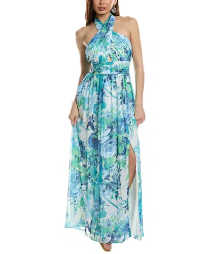 ELIZA J ELIZA J HALTER GOWN