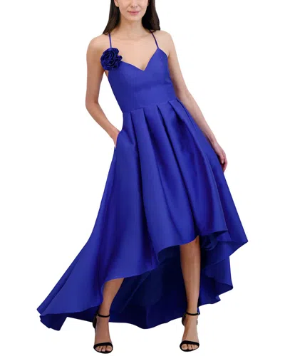 Eliza J Hi-lo Maxi Dress In Blue