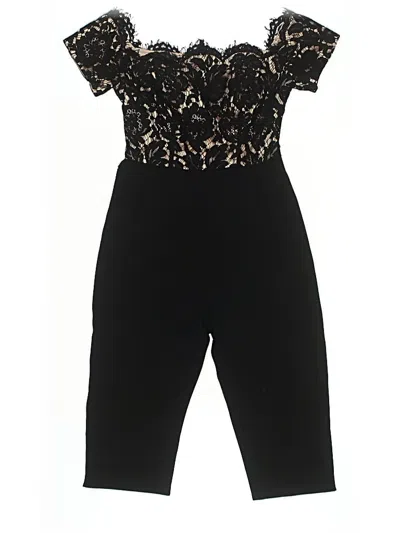 Pre-owned Eliza J Jumpsuit In Black