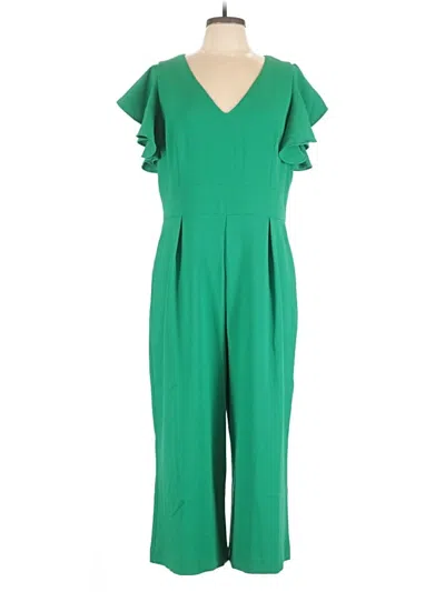 Pre-owned Eliza J Jumpsuit In Green