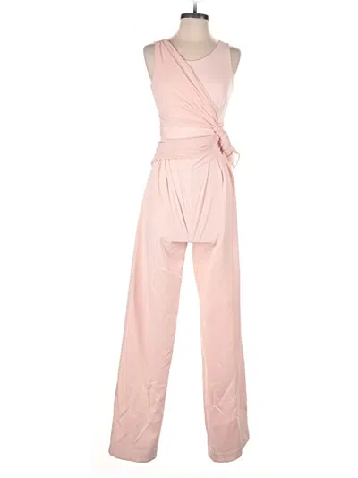 Pre-owned Eliza J Jumpsuit In Pink