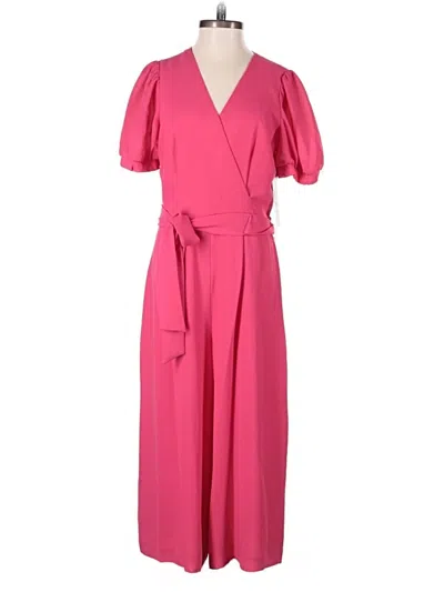 Pre-owned Eliza J Jumpsuit In Pink