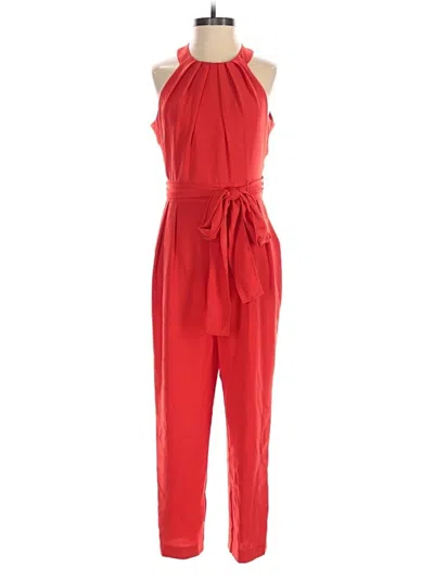 Pre-owned Eliza J Jumpsuit In Red