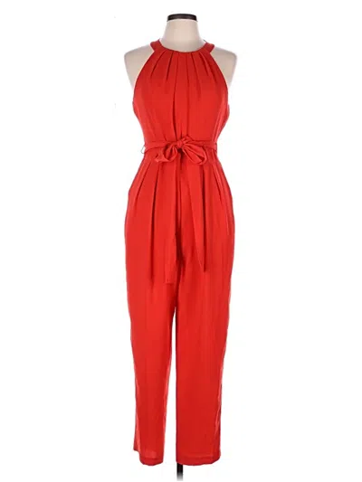Pre-owned Eliza J Jumpsuit In Red