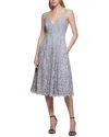 ELIZA J ELIZA J LACE FIT & FLARE DRESS