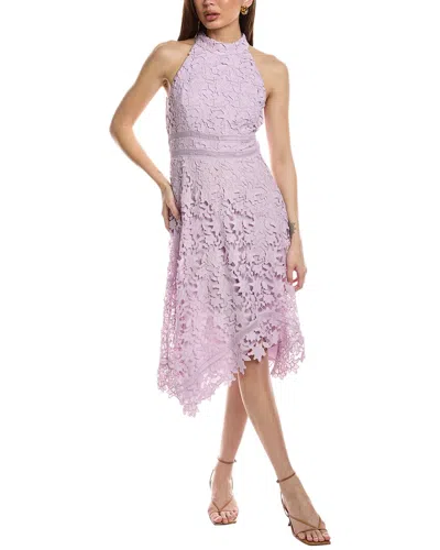 ELIZA J LACE MIDI DRESS