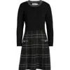 Eliza J Long Sleeve Sweater Dress In Black