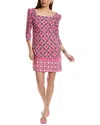 Eliza J Mini Shift Dress In Pink