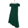 Eliza J Off The Shoulder Asymmetric Ruffle Hem Cocktail Dress