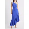 Eliza J One-shoulder Midi Cocktail Dress