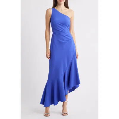 Eliza J One-shoulder Midi Cocktail Dress