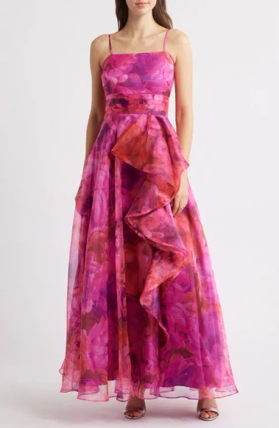 ELIZA J ELIZA J ORGANZA A-LINE DRESS