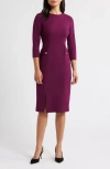 Eliza J Pocket Detail Sheath Dress