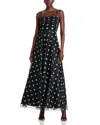 Eliza J Ruched Bodice Gown In Black
