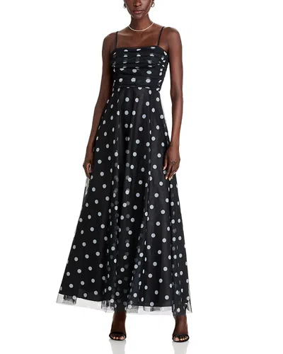 Eliza J Ruched Bodice Gown In Black