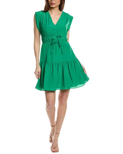 Eliza J Ruffle Mini Dress In Green