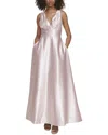 Eliza J Satin Ball Gown In Pink