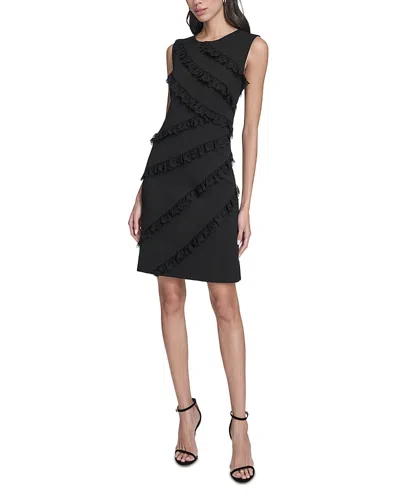 Eliza J Sculpted Fit Dress In Black