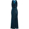ELIZA J ELIZA J SEQUIN GOWN