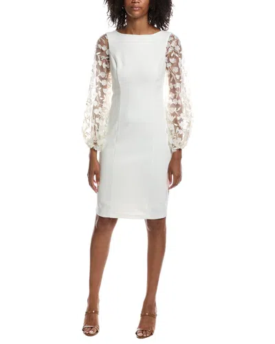 Eliza J Sheath Dress In Transparent