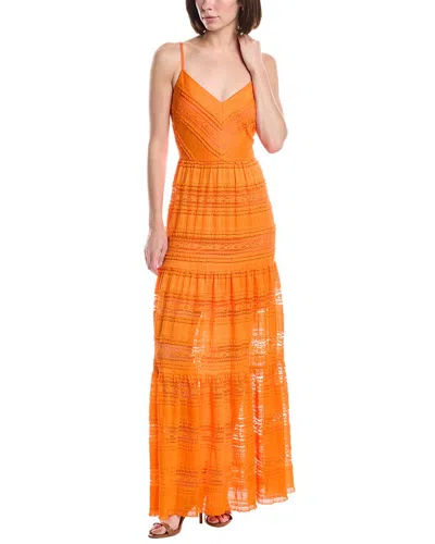 Eliza J Sleeveless Maxi Dress In Orange