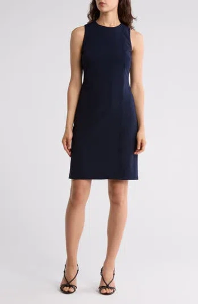 Eliza J Sleeveless Scalloped Shift Dress