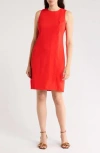 Eliza J Sleeveless Scalloped Shift Dress