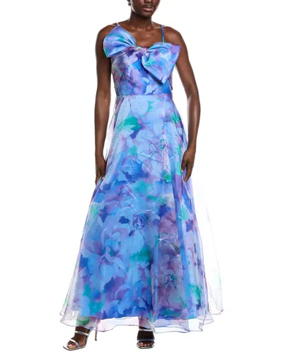 Eliza J Sleeveless Solid Maxi Dress In Multi