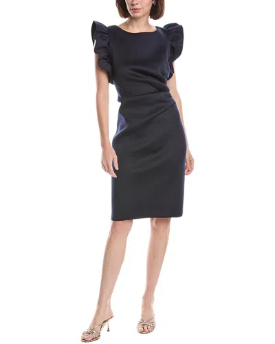 Eliza J Sleeveless Solid Mini Dress In Black
